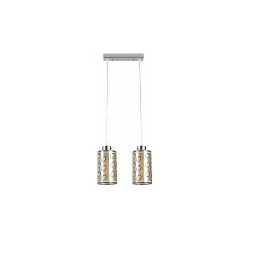 Pendul Fine, 2 bec x E27, crom, LY3406